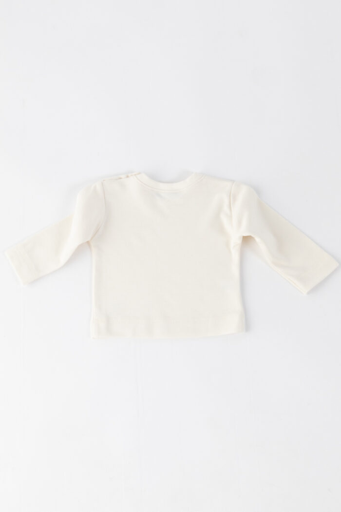 Bamboom tričko s dlhým rukávom - Cream White - Image 3