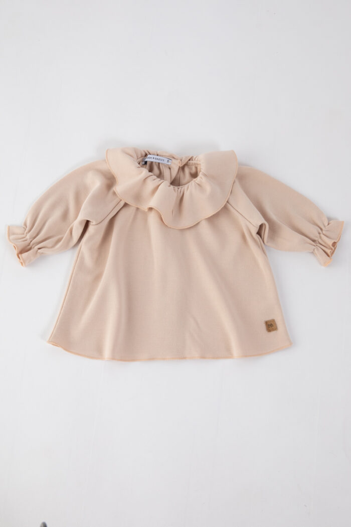 Bamboom top s volánom - Pink